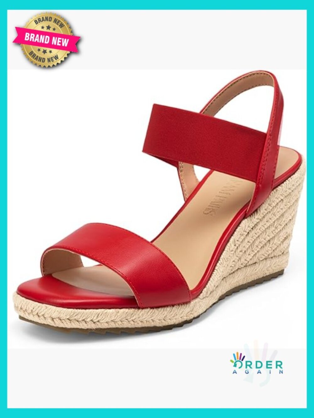 Open Toe Espadrilles Dressy Platform Sandals Slip on Wedge Heels Ankle Strap